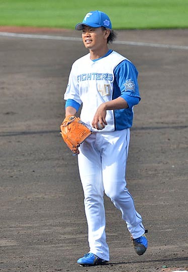 九回に登板し、1回を3者凡退に抑えた福田俊