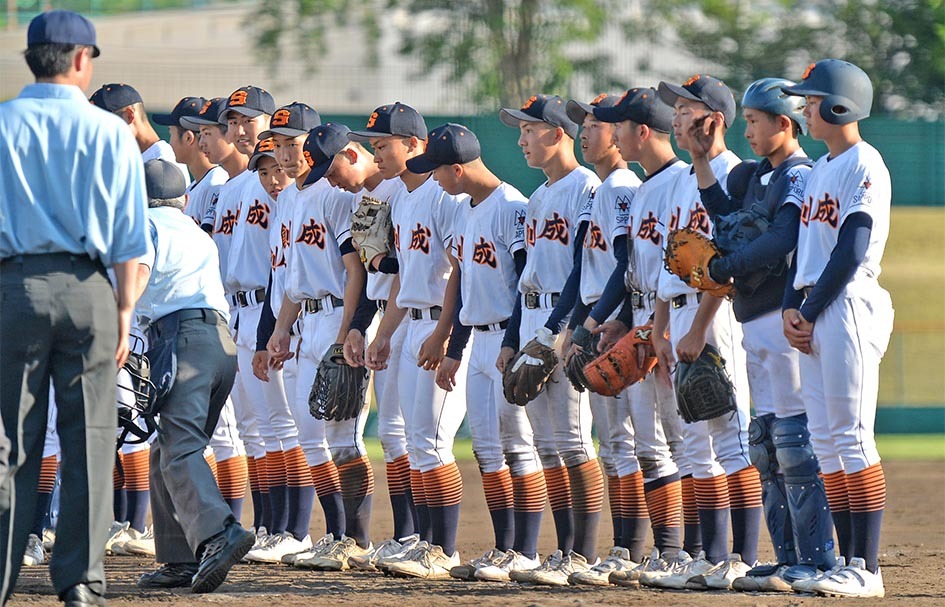 初戦を勝利した札幌創成ナイン