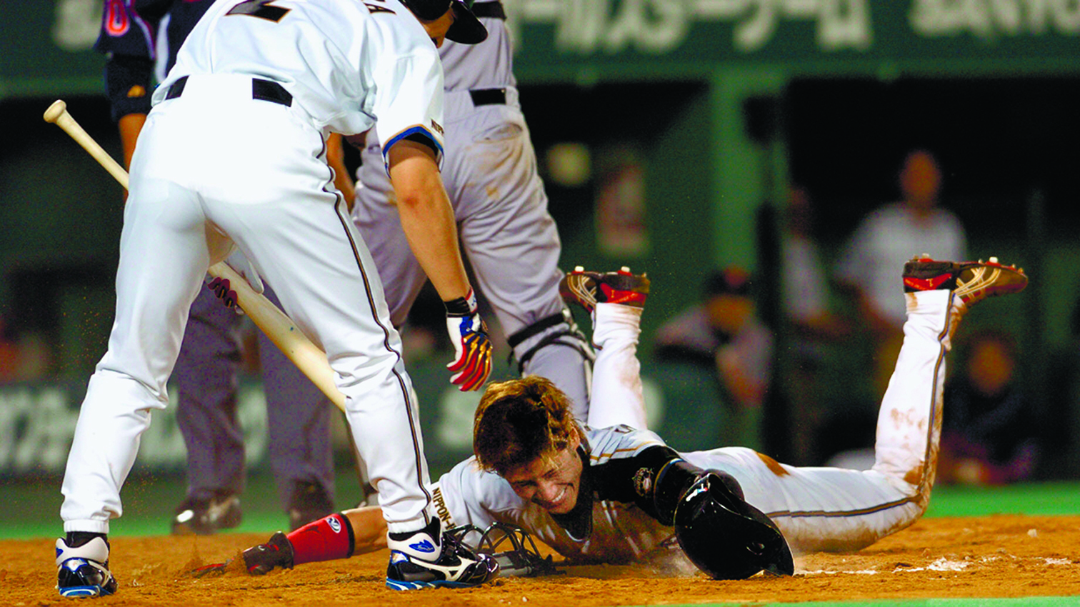 2004年球宴第2戦で新庄が鮮やかな本盗を決めた