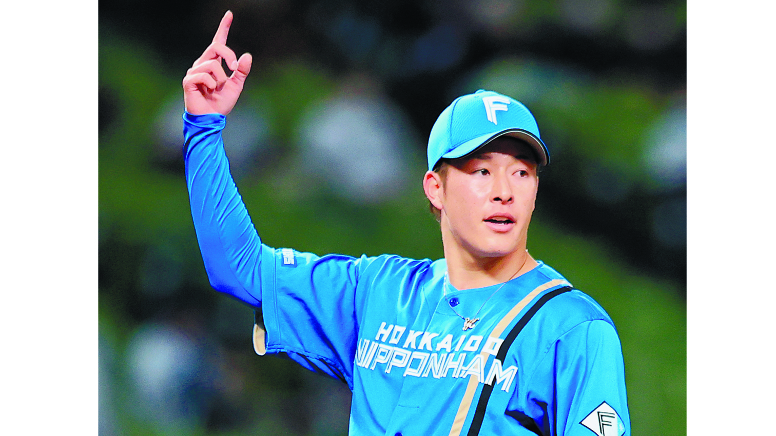 七回に登板し好打順の西武打線を無失点で抑えた吉田