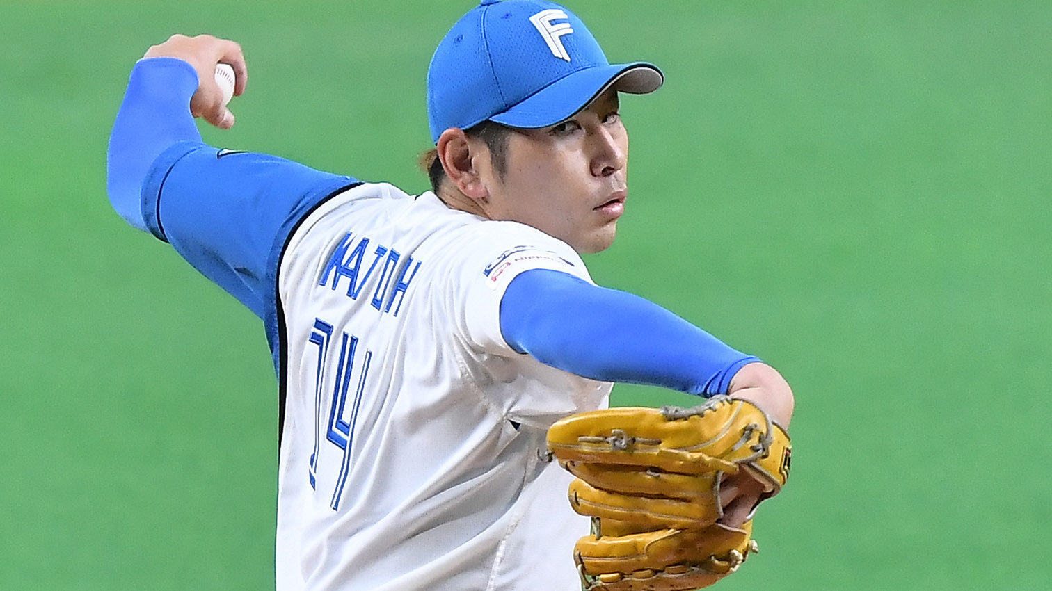 先発の加藤は七回途中2失点の好投を披露した(撮影・小田岳史)