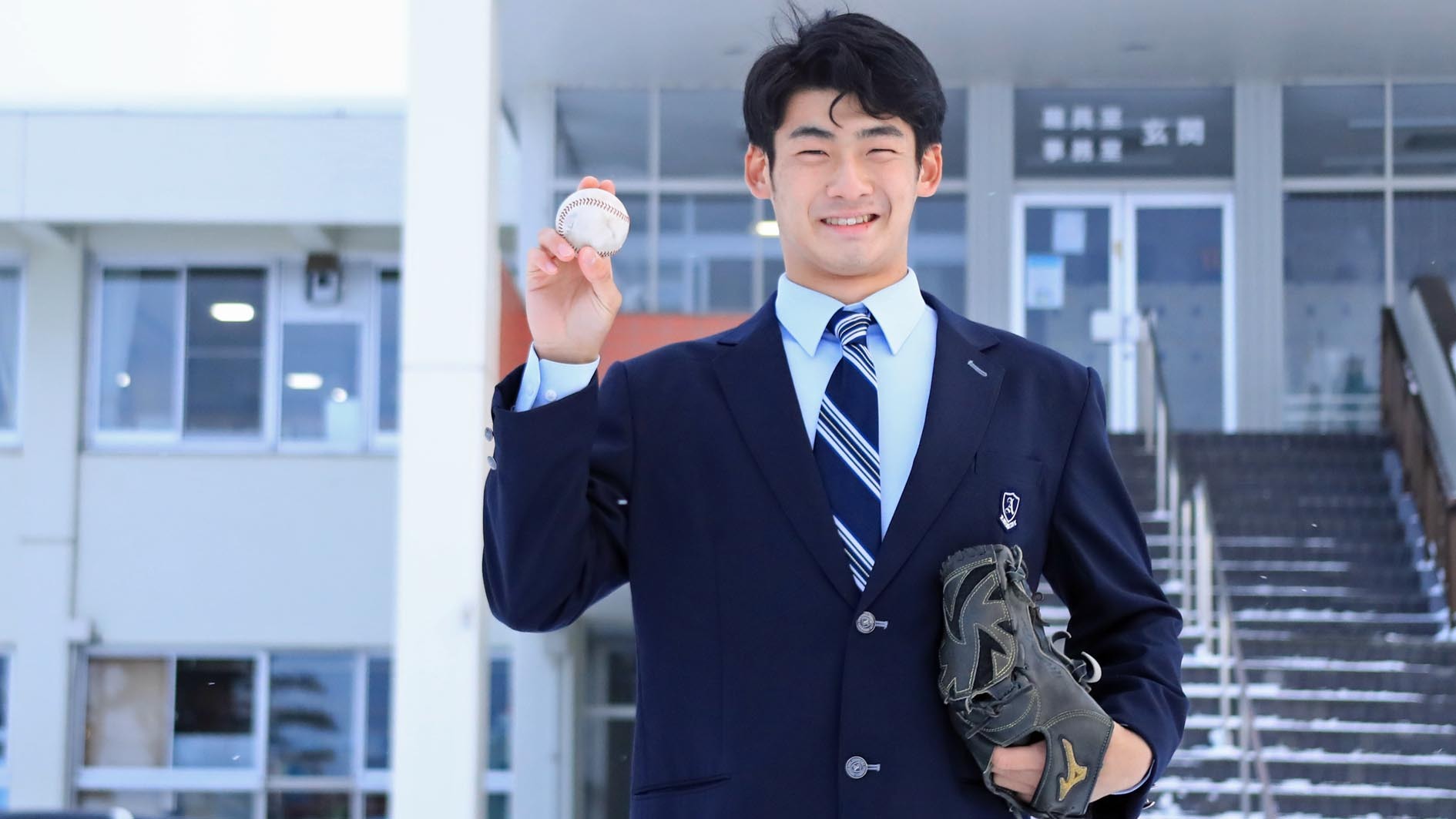 東都1部の国学院大への推薦入学が決まった、旭川大高の山保