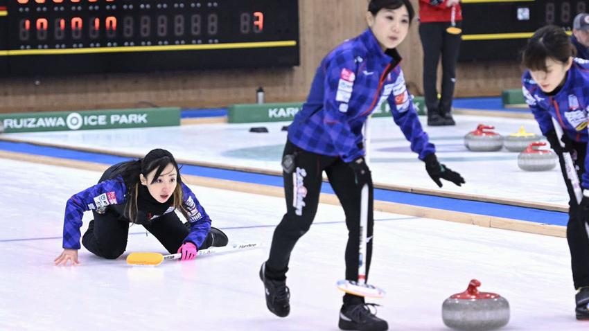 3位決定戦で敗れたロコ・ソラーレ