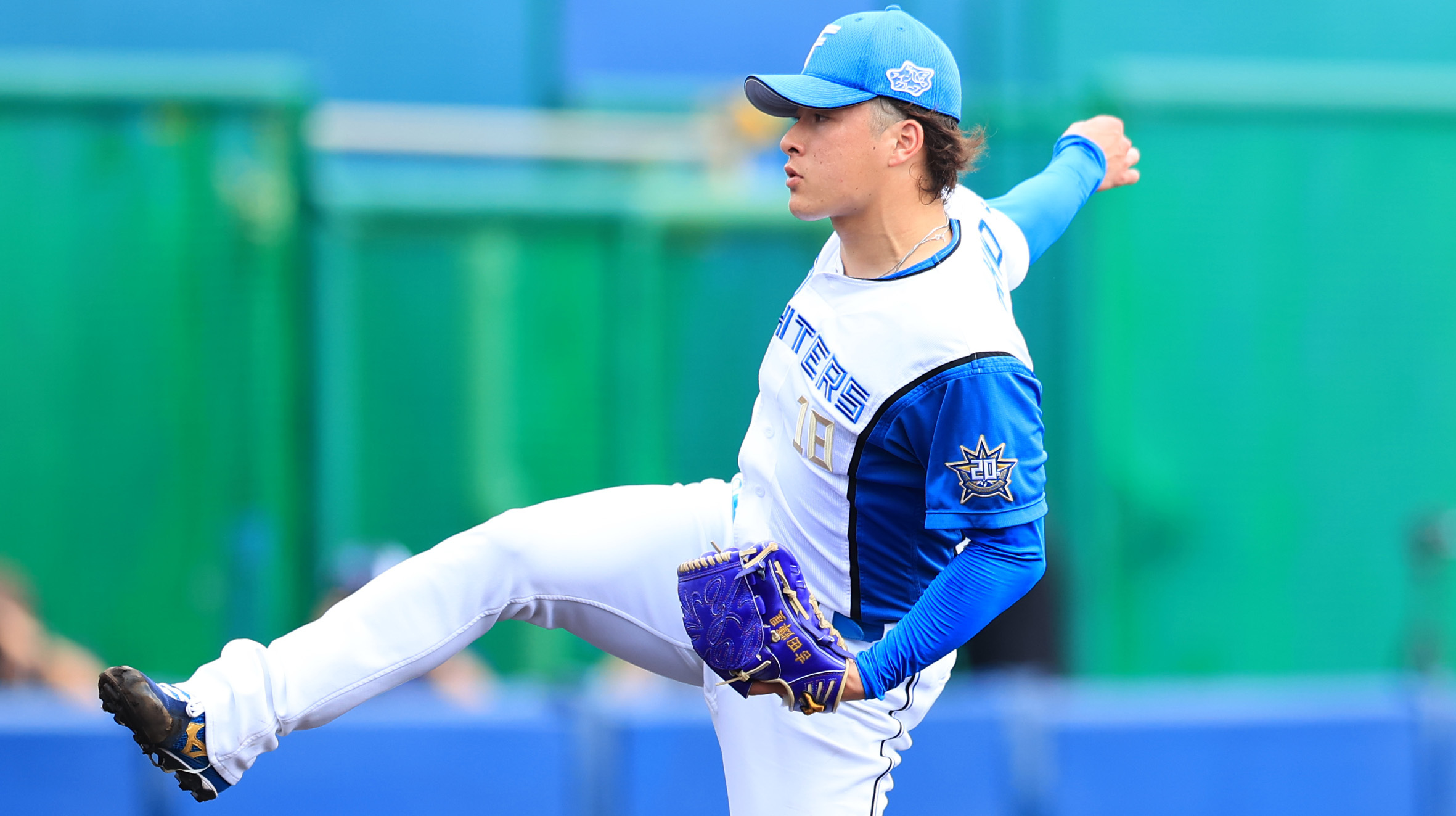 4番手で登板し2回を完全投球の吉田(撮影・松本奈央)