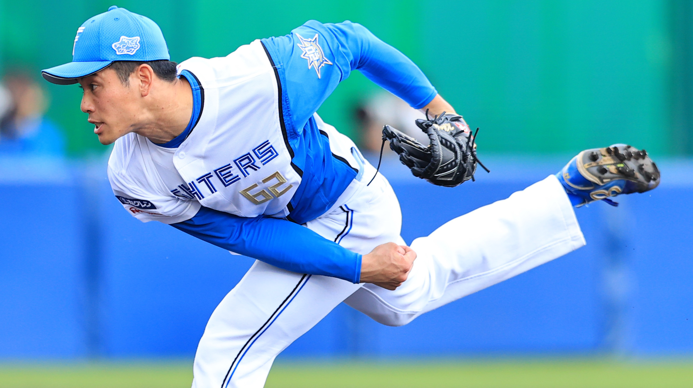 白組の2番手で登板し1回を無安打無失点に抑えた宮内(松本奈央)