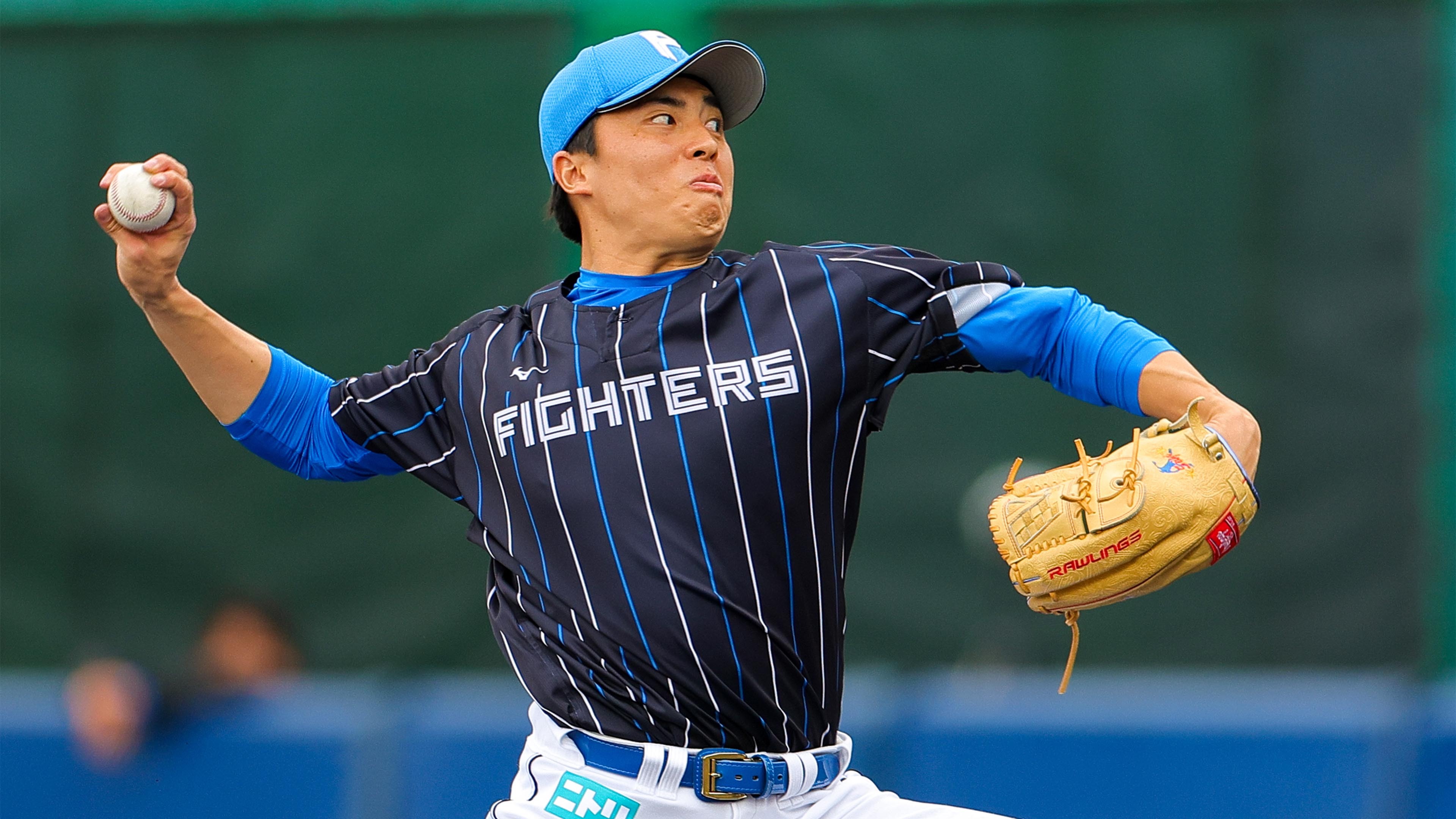 紅組で先発し、3安打を許しながらも無失点で切り抜けた田中正(撮影・大石祐希)