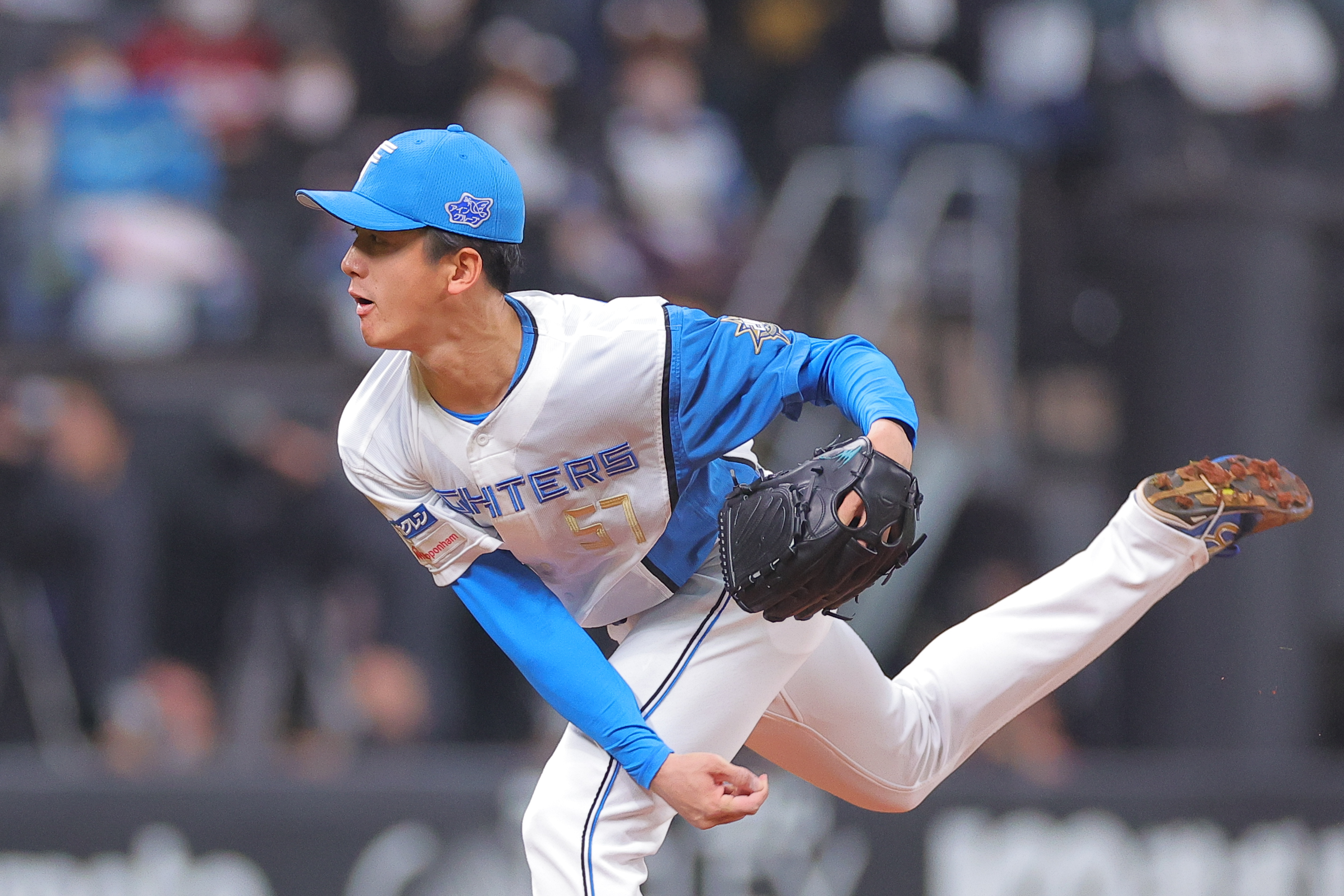 八回に登板した2番手の北山