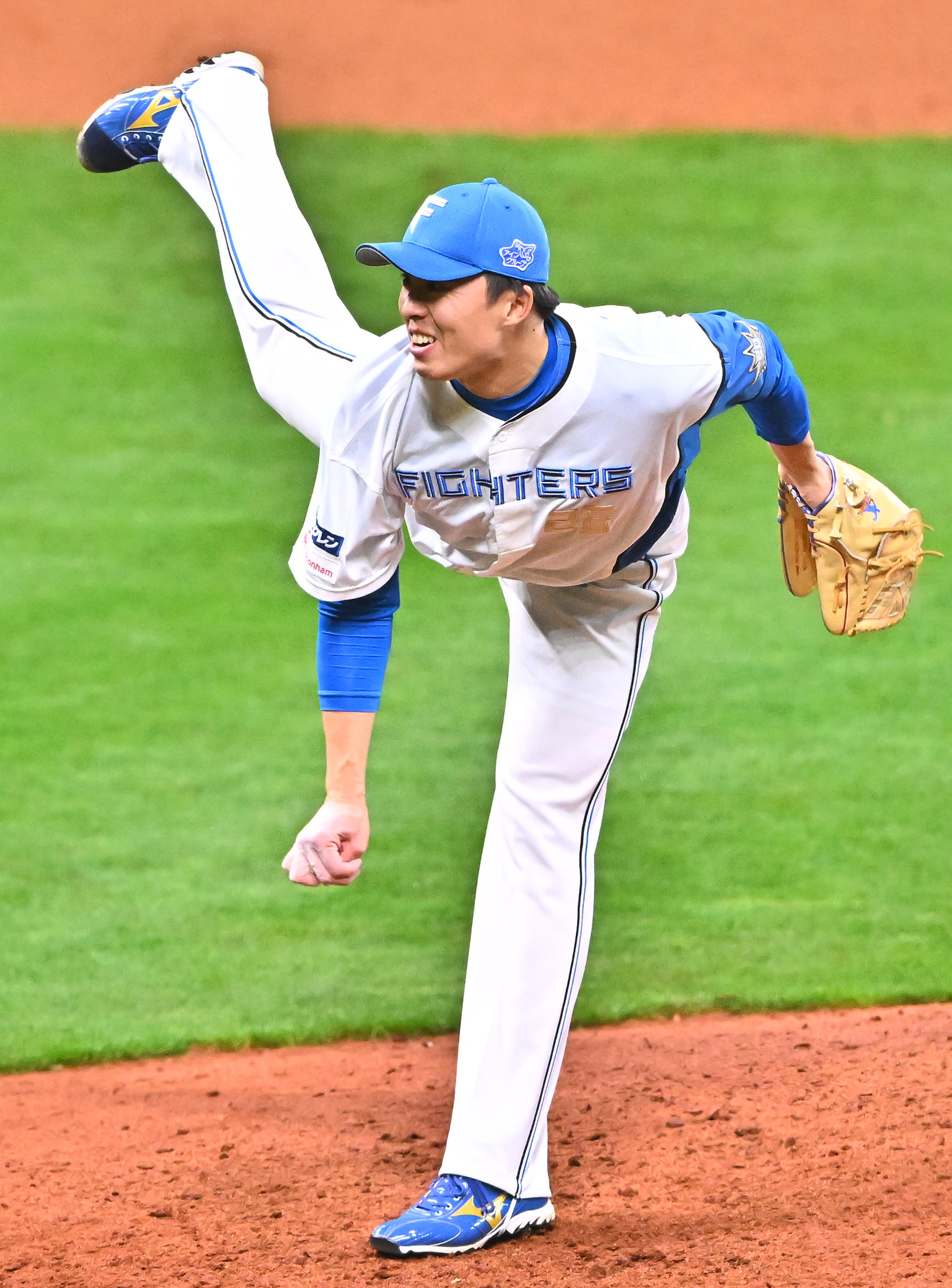 九回に登板した3番手の田中正