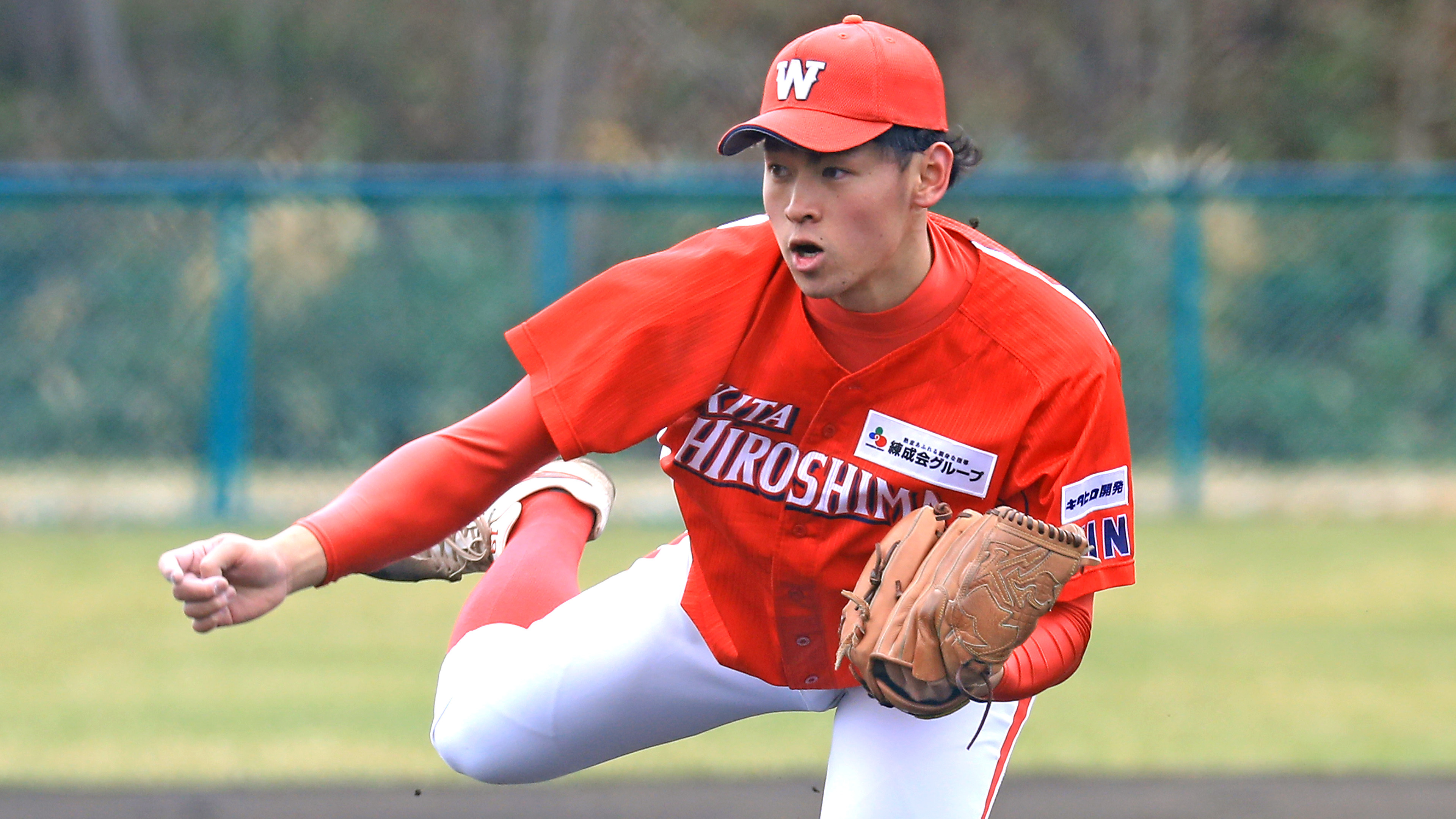 9日のオープン戦・道都大戦で好投したウイン北広島の早川