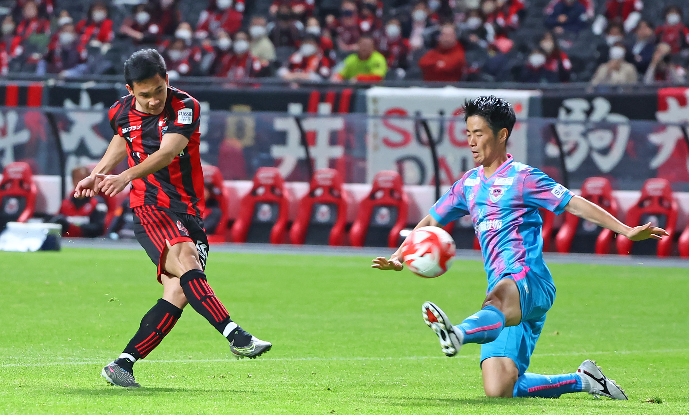 4月19日、鳥栖戦でスパチョークが2点目決めた