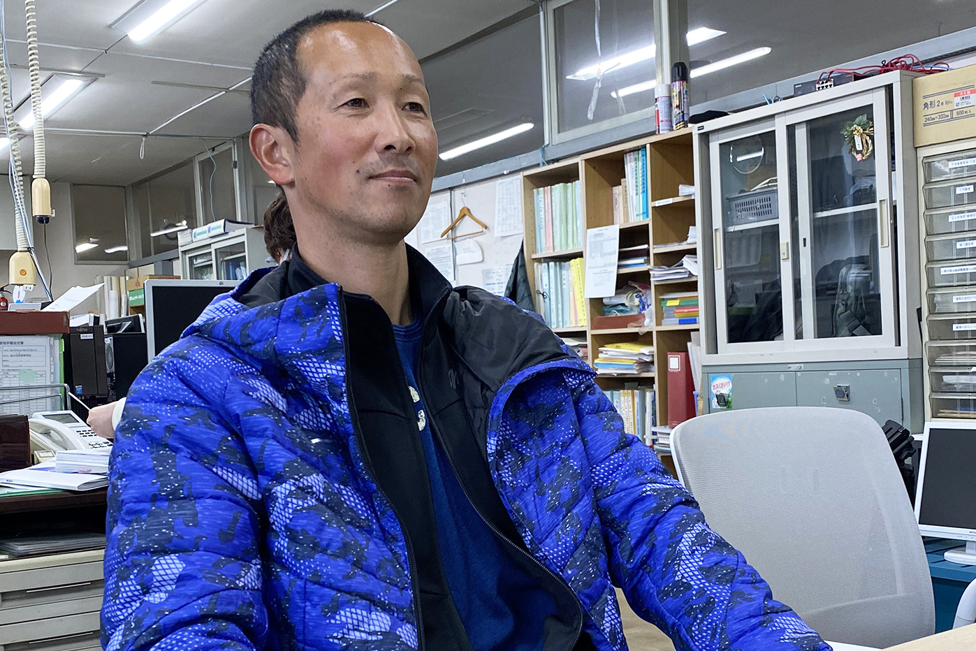 昨秋から指揮を取る旭川志峯の山本監督