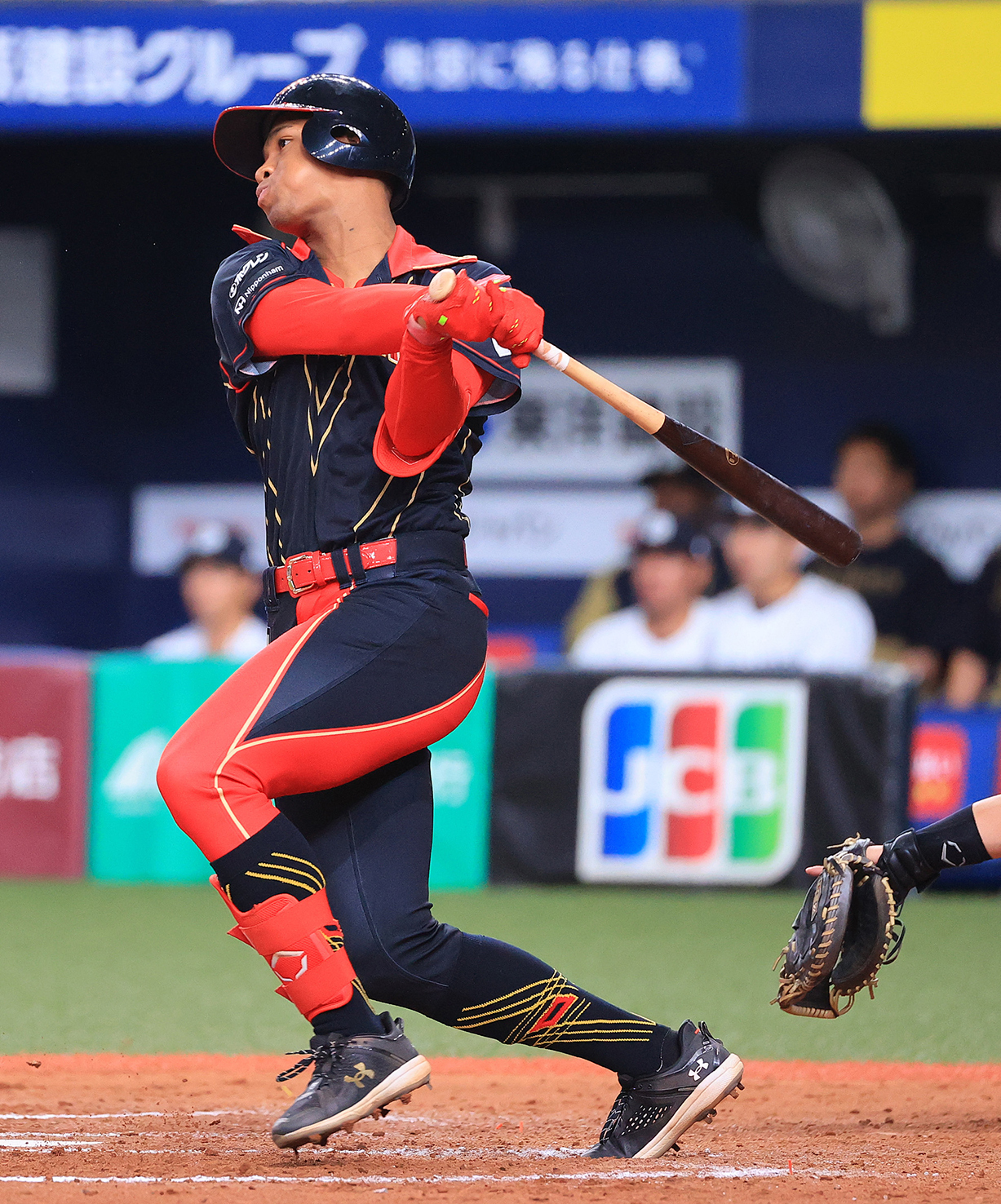 5月21日オリックス戦で7号本塁打を放った万波