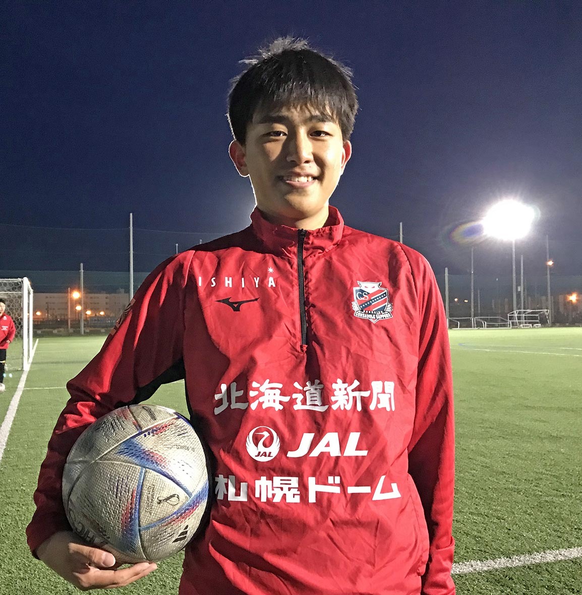 U-16日本代表に再び選出された札幌U-18のMF川崎