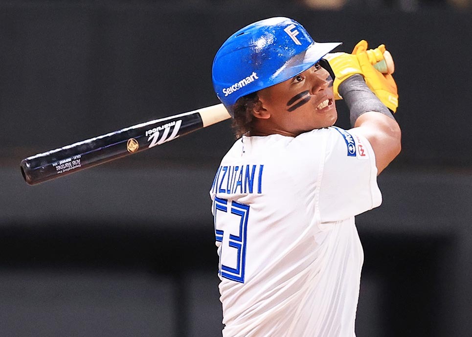 水谷瞬がパイナップル弾! 登場曲に御利益あり「あしたから困りますね(笑)」 道新スポーツ DOSHIN SPORTS